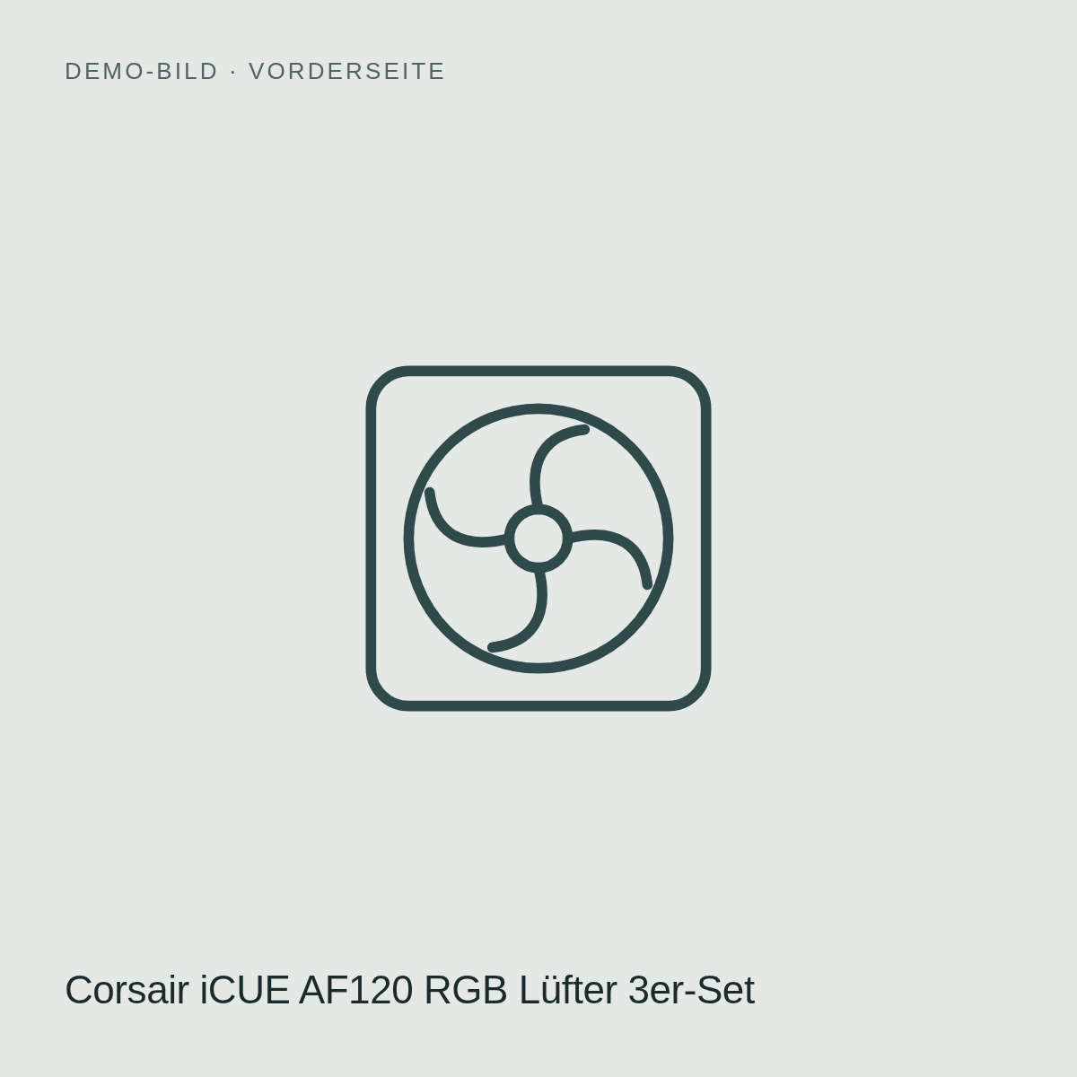 DEMO Corsair iCUE AF120 RGB Lüfter 3er-Set – Foto 1 von 2